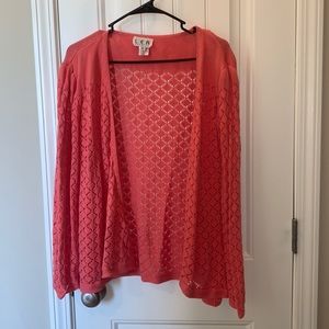 Coral Cardigan